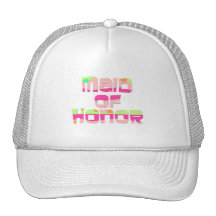 Maid of Honour Favours Mesh Hats