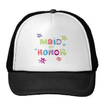 Maid of Honour Gifts and Favours Mesh Hats