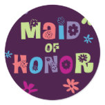 Maid of Honour Gifts and Favours stickers