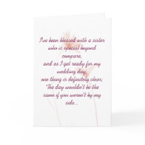 Maid Of Honour Invitation
