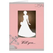 Maid of Honour invitation card