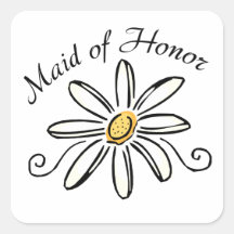Maid of Honour Sticker