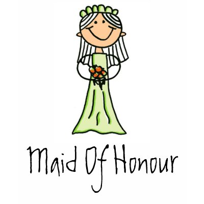 Maid Of Honour Tee by danascott