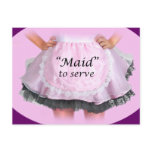 Maid to Serve postcards