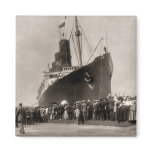 Maiden Voyage of RMS Lusitania, 13 Septemeber 1907 magnets