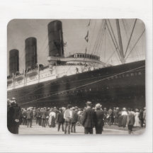 Maiden Voyage of RMS Lusitania, 13 Septemeber 1907 Mousepads