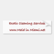 MaidInMiami Logo Bumper Bumper Stickers