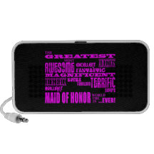 Maids of Honour Fun Gifts : Greatest Maid of Honou Mp3 Speakers