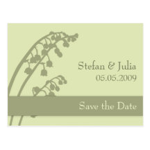 Maigloeckchen • Save the Date Postkarte Postcard