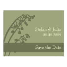 Maigloeckchen • Save the Date Postkarte Postcards