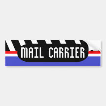 MAIL CARRIER BUMPER STICKERS
