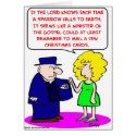 mail christmas cards minister