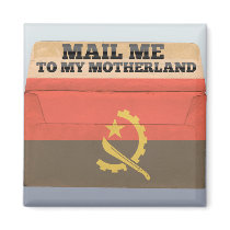 Mail me to Angola Refrigerator Magnet