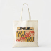 Mail me to Maryland Tote Bags