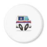 Mail Truck NEW YORK magnets