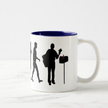 Mailman postman courier service gifts coffee mugs