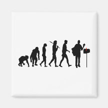 Mailman postman courier service gifts refrigerator magnets