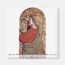 Main Altar Of The Cathedral Of Ascoli Polyptych Refrigerator Magnets