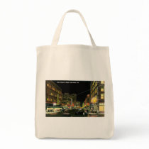 Main Street, Little Rock, Arkansas Canvas Bags