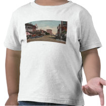 Main Street View with Street Car Shirts