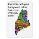 Maine Colourful Customise card how you like