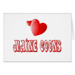 Maine Coon Cat Love Greeting Card