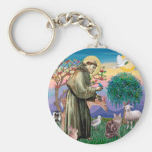 Maine Coon Cat  - St Francis Keychains