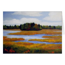 Maine River Marsh #1 Card