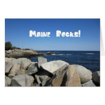 Maine Rocks! Greeting Cards