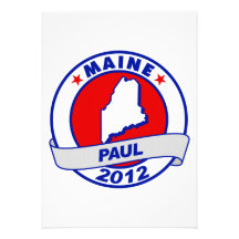 Maine Ron Paul Personalized Invite