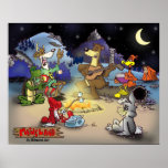 Maineland-camping poster