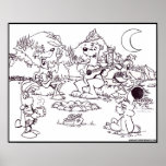 Maineland Colouring poster-camp posters