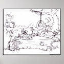 Maineland Parkers Pond Colouring poster posters