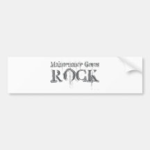 Maintenance Gurus Rock Bumper Sticker