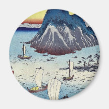 Maisaka by Ando, Hiroshige Ukiyoe Refrigerator Magnets
