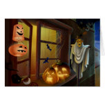 Maison pour Halloween - Cartes De Vœux