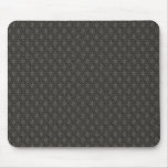 Majestic black pattern on grey background mousepads