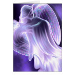 Majestic Blue  Angel greeting card