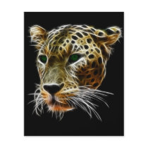 Majestic Cat Leopard Head Custom Flyer