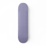 Majestic light purple flowers on purple background skate deck