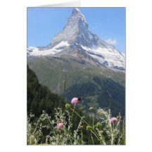 Majestic Matterhorn Mountain Greeting Cards