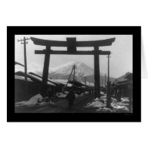 Majestic Mt. Fuji, Japan 1909 Cards