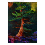 Majestic Pine Tree Art Card