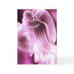 Majestic Pink Angel Greeting Card
