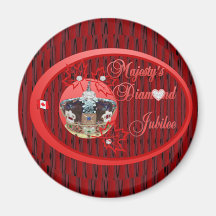 Majesty's Diamond Jubilee Collection Fridge Magnets