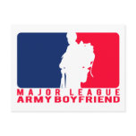 Major League Army Boyfriend Postcard