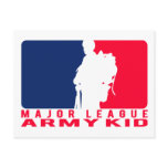 Major League Army Kid Postcards
