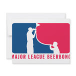 Major League Beer Bong invitations