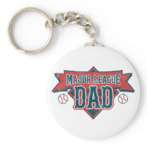 Major League Dad Keychain