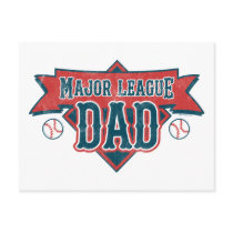 Major League Dad Postcard